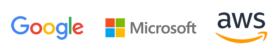 Google, Microsoft y AWS